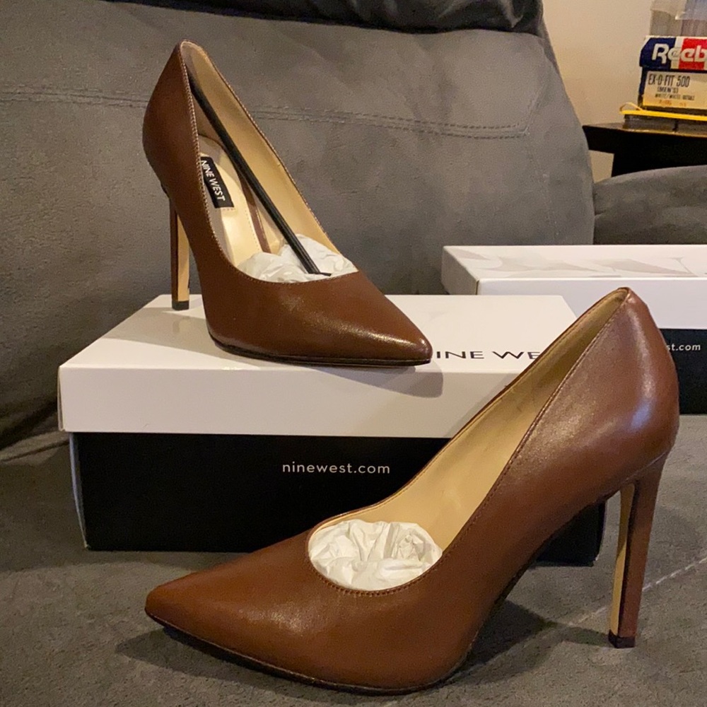Brown Nine West Heels